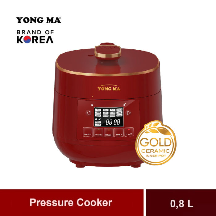 Yong Ma Rice Cooker Pressure Cooker 0,8 L - SMP7015 | SMP 7015 Merah